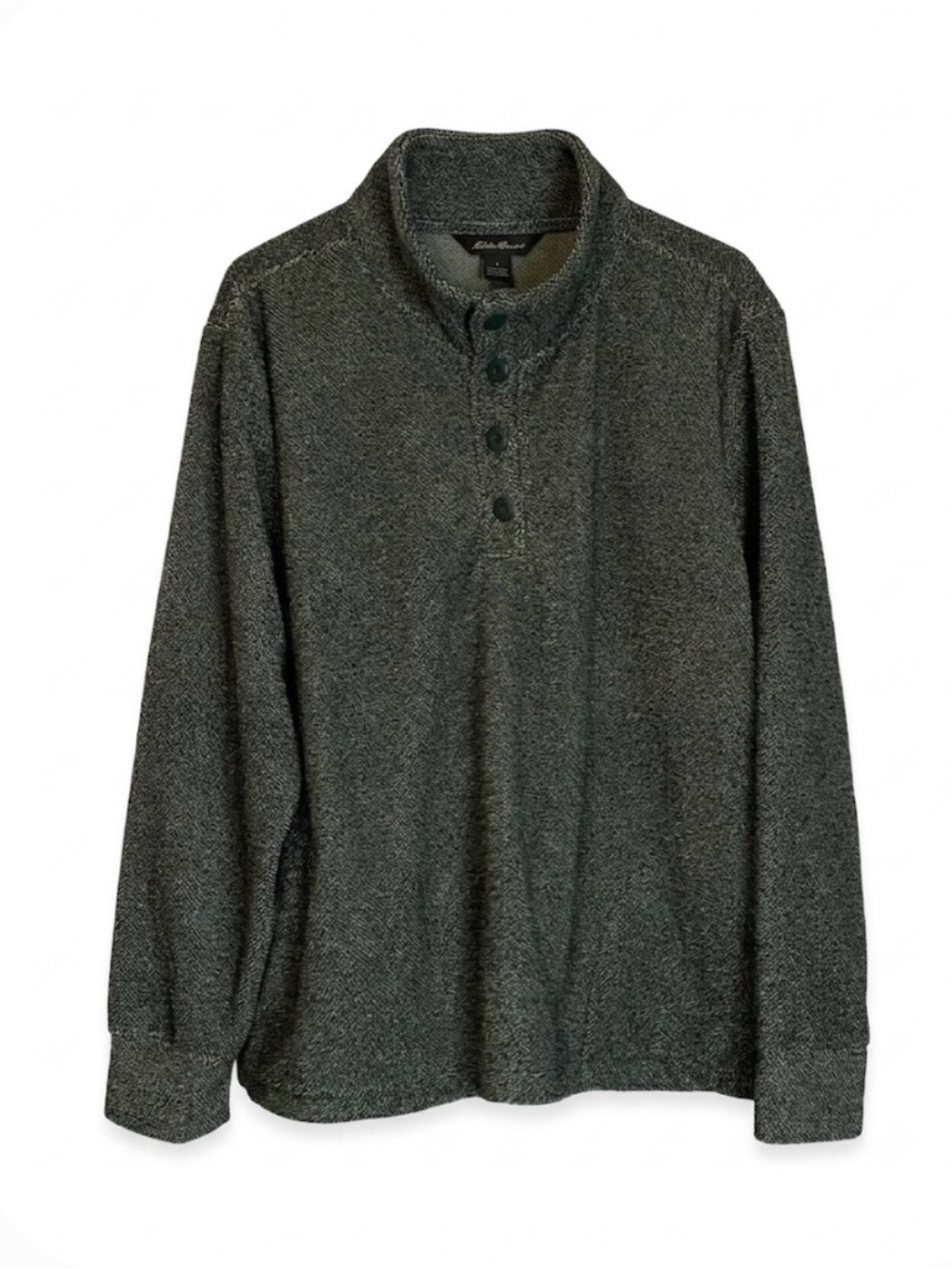EDDIE BAUER Soft Fleece Pullover Sweater, Women’s Plus XXL, Green